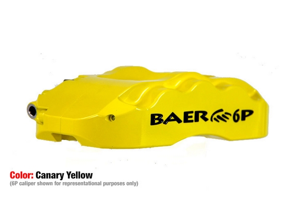 12" Rear SS4 Brake System with Park Brake - Canary Yellow